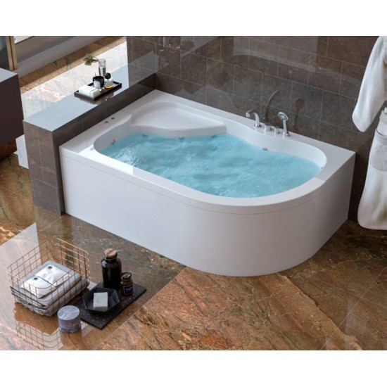 Asymmetric Sitting Mini Oval Bathtub h:45|BAT-BAH-45