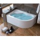 Asymmetric Sitting Mini Oval Bathtub h:45|BAT-BAH-45