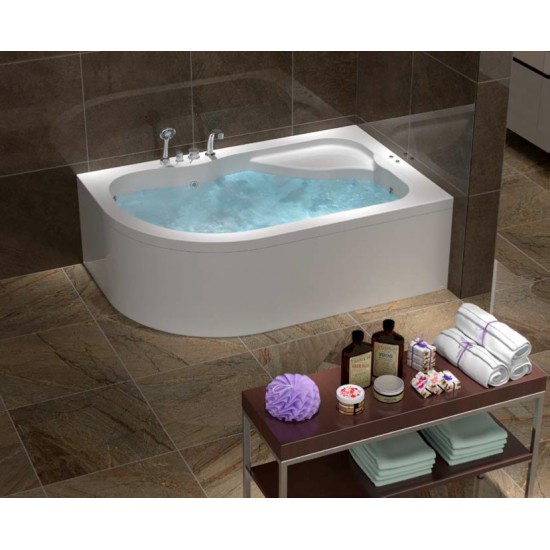 Asymmetric Sitting Mini Oval Bathtub h:45|BAT-BAH-45