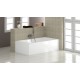 Rectangular Plain Mini Bathtub h:45|BAT-BR1-45