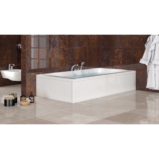 Rectangular Plain Mini Bathtub h:45|BAT-BR1-45