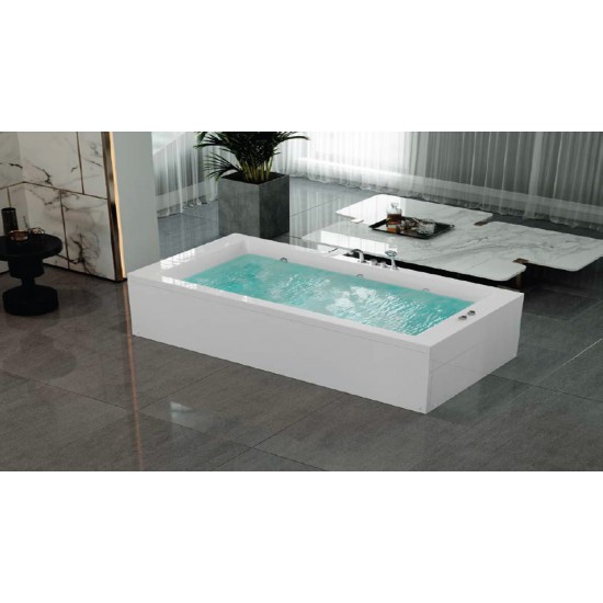 Rectangular Plain Mini Bathtub h:45|BAT-BR1-45