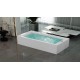 Rectangular Plain Mini Bathtub h:45|BAT-BR1-45