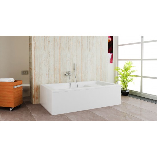 Rectangular Sitting Mini Bathtub h:45|BAT-BRH-45