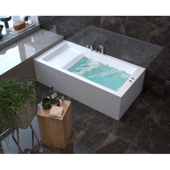 Rectangular Sitting Mini Bathtub h:45|BAT-BRH-45