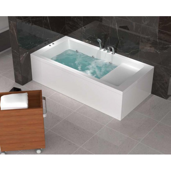 Rectangular Sitting Mini Bathtub h:45|BAT-BRH-45