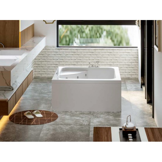 Square Sitting Mini Bathtub h:45|BAT-BSH-45