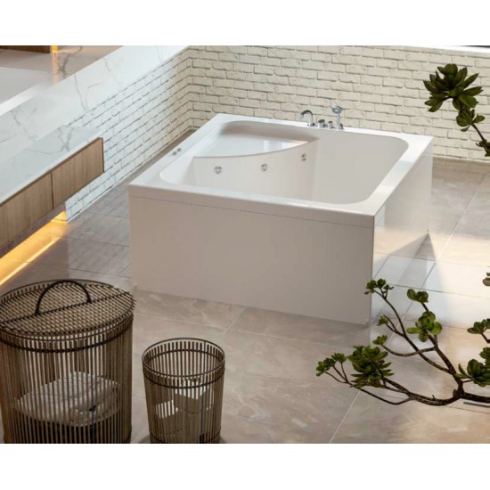 Square Sitting Mini Bathtub h:45|BAT-BSH-45