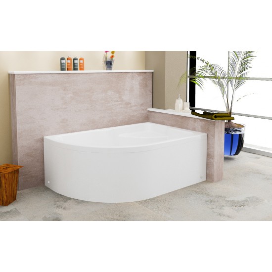 Asymmetric Sitting Oval Bathtub h:55|BAT-BAH-55