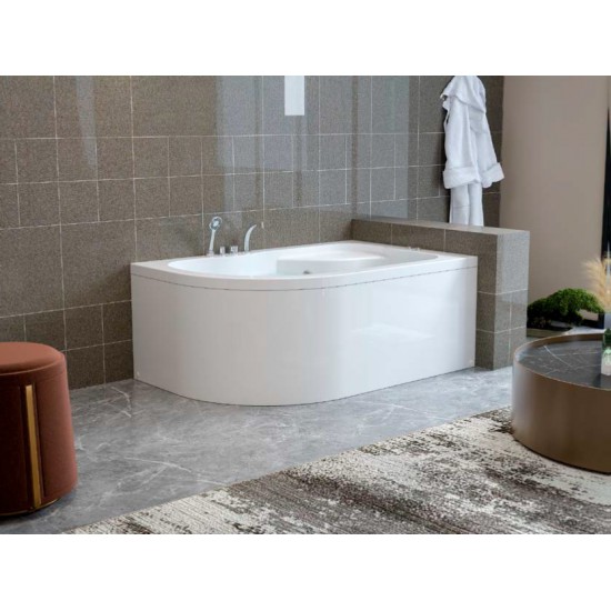 Asymmetric Sitting Oval Bathtub h:55|BAT-BAH-55