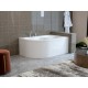 Asymmetric Sitting Oval Bathtub h:55|BAT-BAH-55