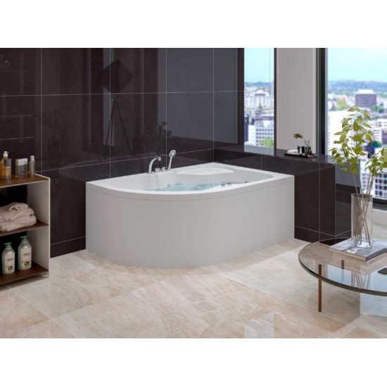 Asymmetric Sitting Oval Bathtub h:55|BAT-BAH-55