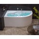 Asymmetric Sitting Oval Bathtub h:55|BAT-BAH-55