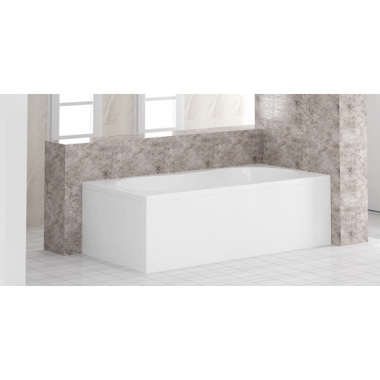 Rectangular Plain Bathtub h:55|BAT-BR2-55