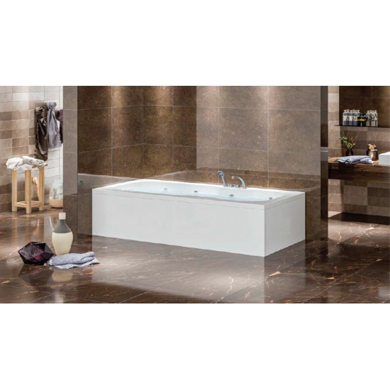 Rectangular Plain Bathtub h:55|BAT-BR5-55