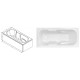 Rectangular Plain Bathtub h:55|BAT-BR5-55