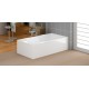 Rectangular Plain Bathtub h:55|BAT-BR6-55