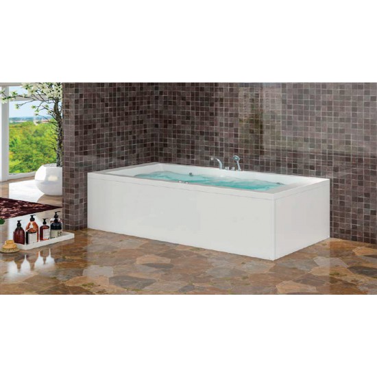 Rectangular Plain Bathtub h:55|BAT-BR6-55