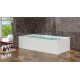 Rectangular Plain Bathtub h:55|BAT-BR6-55