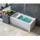 Rectangular Sitting Bathtub h:55|BAT-BRH-55