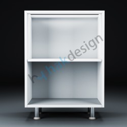 Column Front Base Module Single Door Kitchen Cabinet