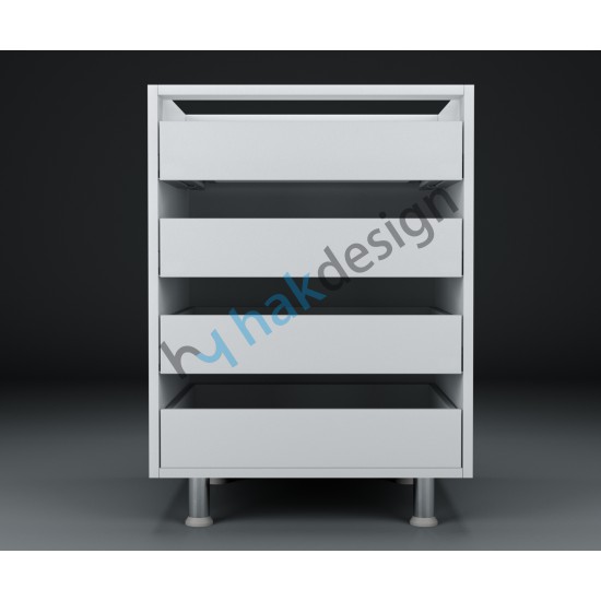 Four Drawers Base Module Kitchen Cabinet