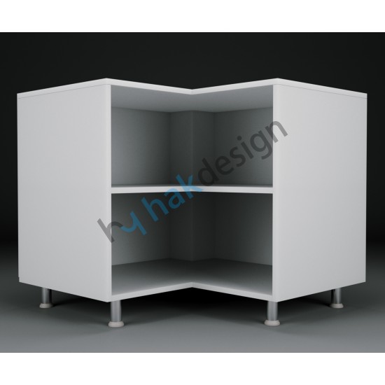 L Corner Base Module Double Door Kitchen Cabinet