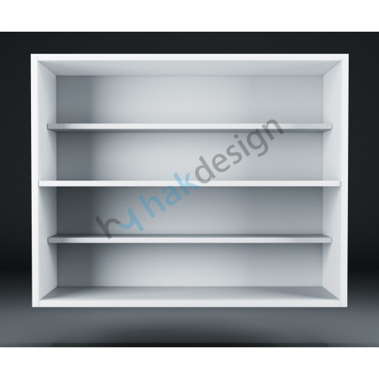 Horizontal Door Wall Module Double Shelf Kitchen Cabinet