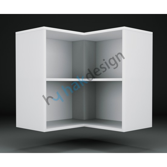 L Corner Wall Module Double Door Kitchen Cabinet