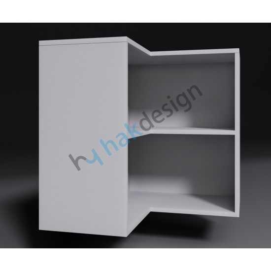 L Corner Wall Module Double Door Kitchen Cabinet