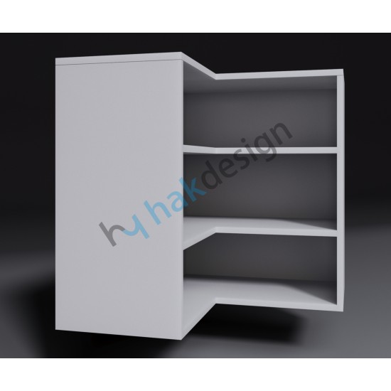L Corner Wall Module Double Door Kitchen Cabinet