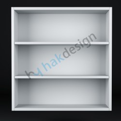 Column Front Wall Module Double Shelf Kitchen Cabinet