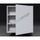 Column Front Wall Module Double Shelf Kitchen Cabinet