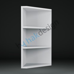 Corner Finish Wall Module Double Shelf Kitchen Cabinet