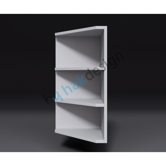 Corner Finish Wall Module Double Shelf Kitchen Cabinet