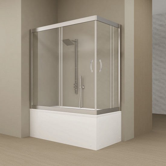 Rectangular Bathtub Shower Cabin BAT-CRB