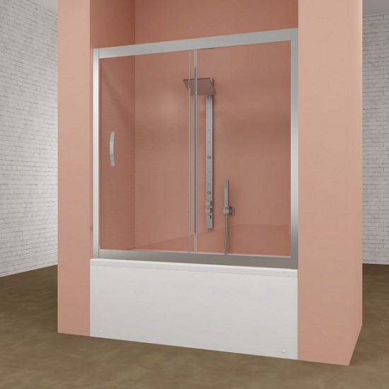 Rectangular Bathtub Shower Cabin BAT-CRB-W