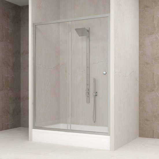 Rectangular Tray Shower Cabin BAT-CRS-W