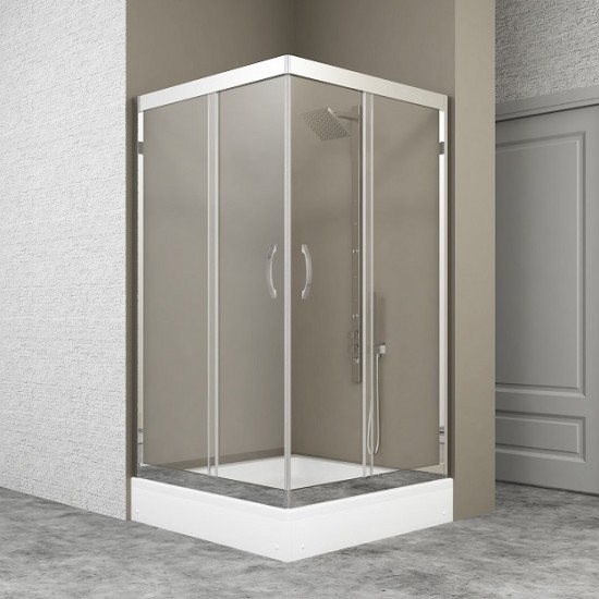 Square Tray Shower Cabin BAT-CSS