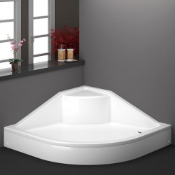 Oval Sitting Shower Tray h:22