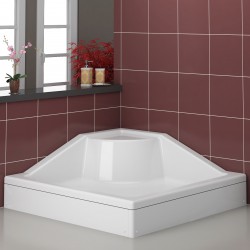 Square Sitting Shower Tray h:22