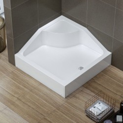 Square Sitting Shower Tray h:22|BAT-TSH-22