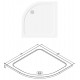 Oval Slim Shower Tray h:3,5|BAT-TOS-03