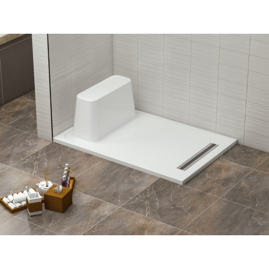 Rectangular Sitting Slim Shower Tray h:3,5|BAT-TR3-03