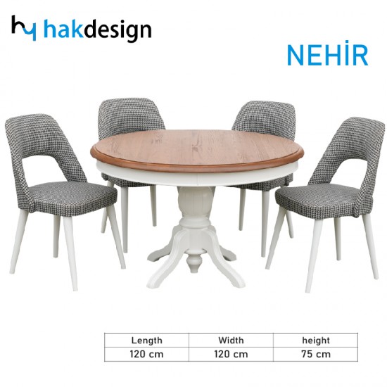 NEHIR Round Fixed Table
